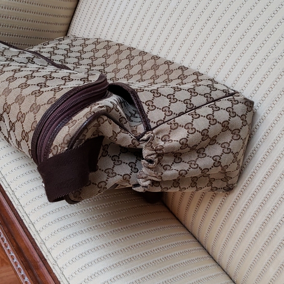 GUCCI GG MONOGRAM CANVAS DIAPER BAG - Picture 8 of 12